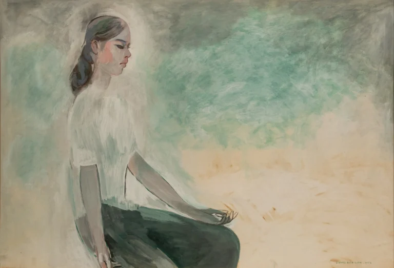 "Portrait of a Girl" (1974) by Duong Bich Lien
