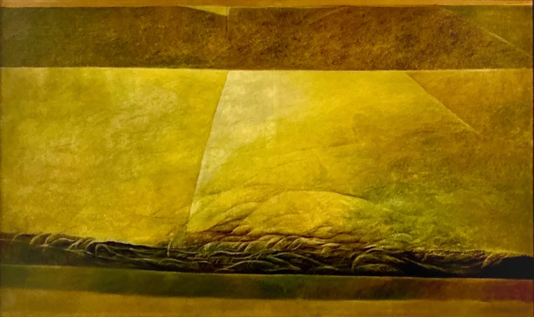 "Golden Rice Field" (1977) by Pratuang Emjaroen